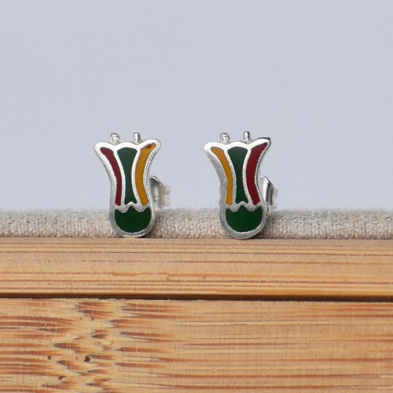 Aretes Studs Tulipán