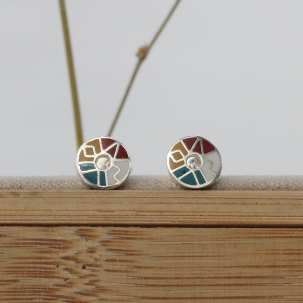 Aretes Studs Pachamama