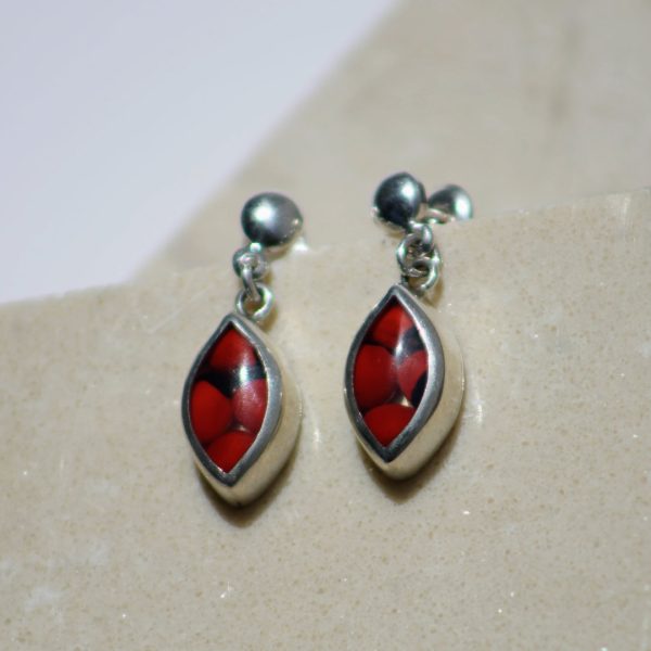 Aretes huayruro gota