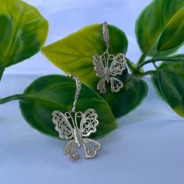 Aretes Mariposa Filigrana