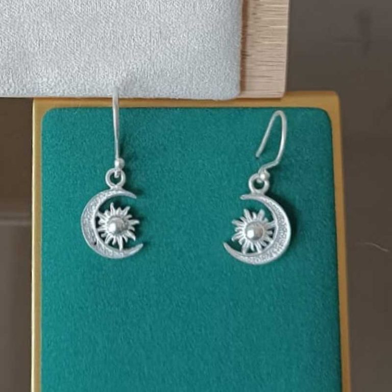 Aretes Fusión Cósmica en Plata ley 950