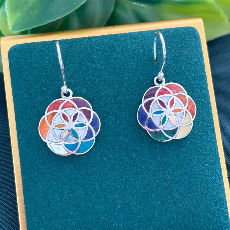 Aretes Flor de la Vida - Image 2