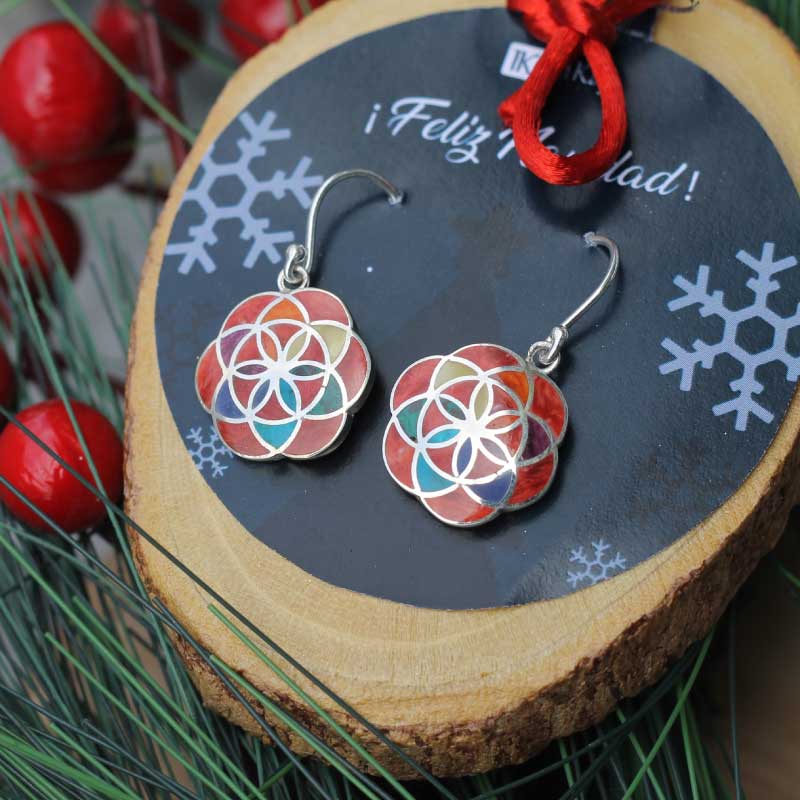 Aretes Flor de la Vida - Image 9