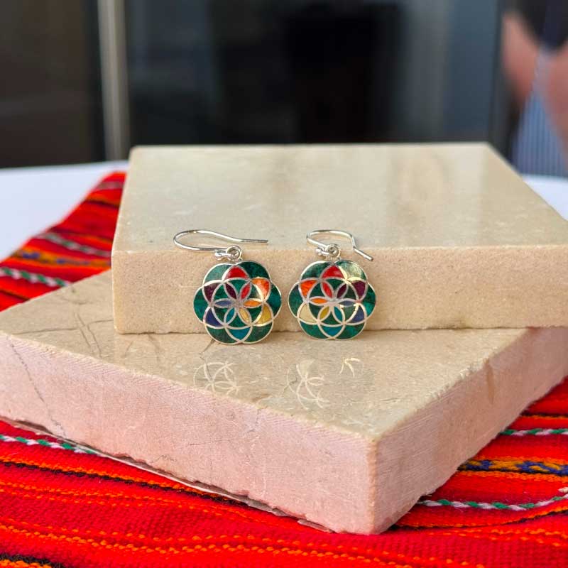 Aretes Flor de la Vida - Image 5