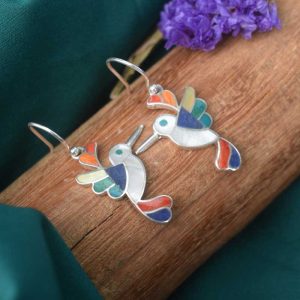 Aretes Colibrí Samay
