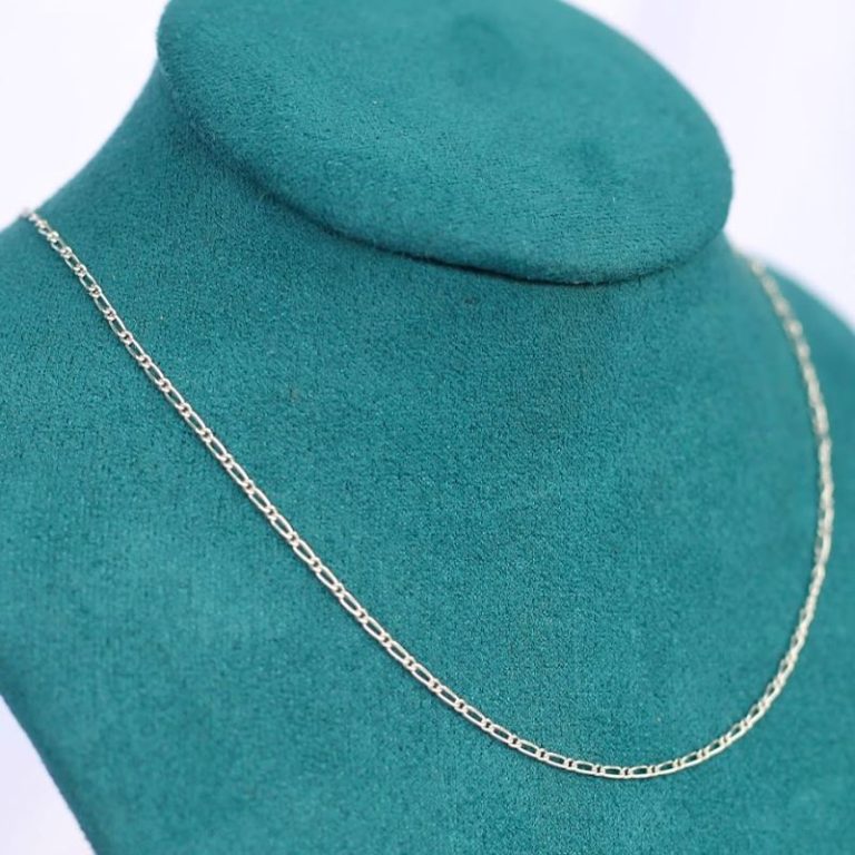 Cadena Fígaro Tifani 40 cm en plata ley 925