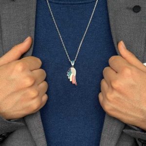 Dije Ala de Cóndor Mensajero Plata ley 950 | Joyería Mística Andina Mensajero