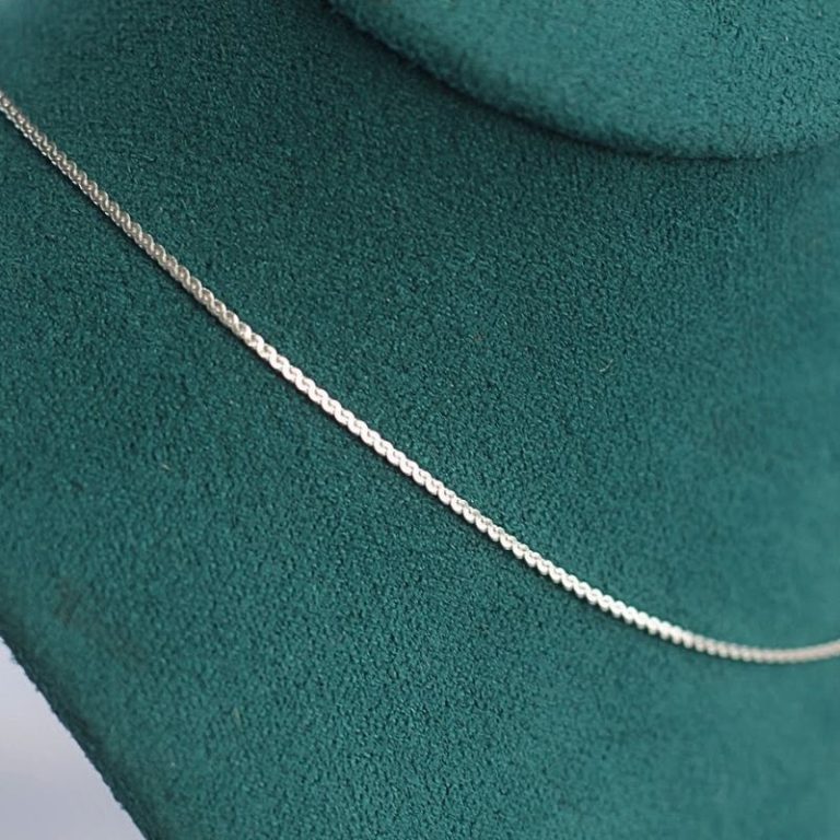 Cadena Serpentina de 45 cm en plata ley 925