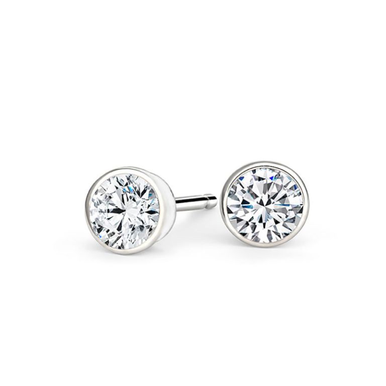 Aretes Punto de Luz 5mm en Plata Ley 925 | Brillo Minimalista Classic Zircón