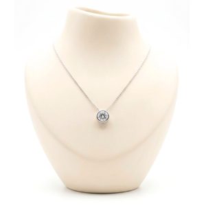 Collar Punto de Luz en Plata Ley 925 | Gargantilla con Zircón Premium | Joyería Minimalista
