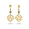 Aretes Colgantes Corazón Puro Amor